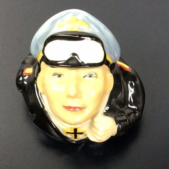 Vintage keven Francis General Rommel Face pot - Picture 3 of 5